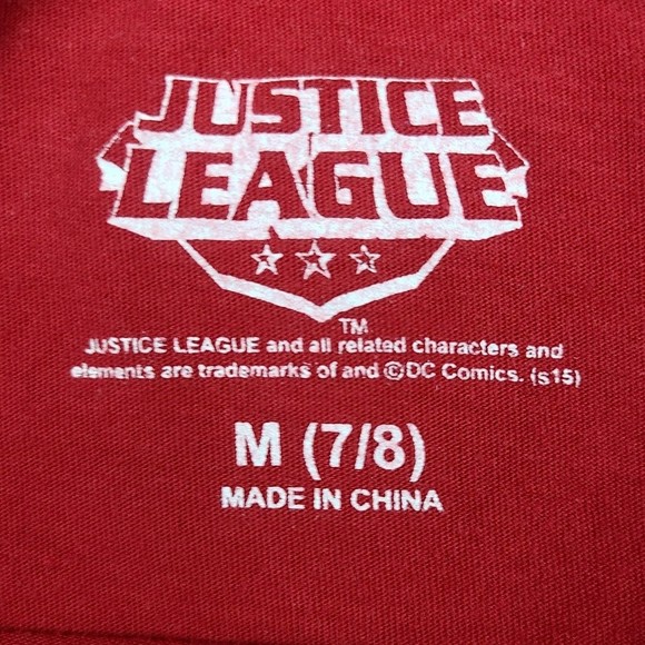 Justice League Crime Fighters Red Long-Sleeve | Superman Batman Green Lantern - Picture 8 of 10